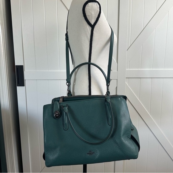 EUC Coach F57276 Brooklyn Carryall Leather Multiple Compartment Bag Purse - Picture 2 of 12